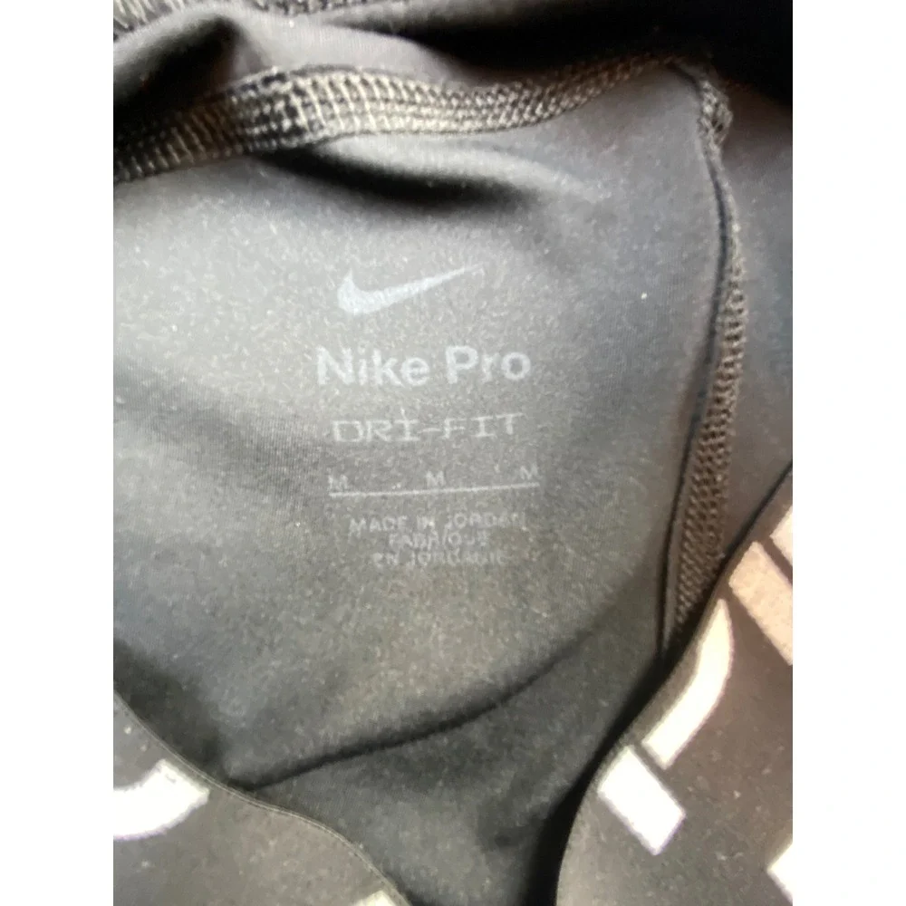 Nike Pro Dri-FIT Women Black Compression Volleyball Training Shorts Size Medium